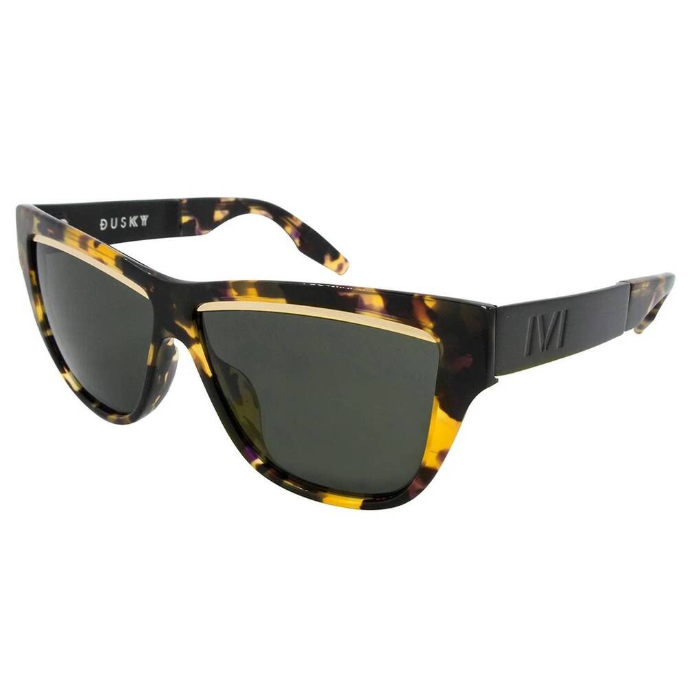 NEW IVI VISION women's dusky sunglasses in polished vintage tortoise / grey